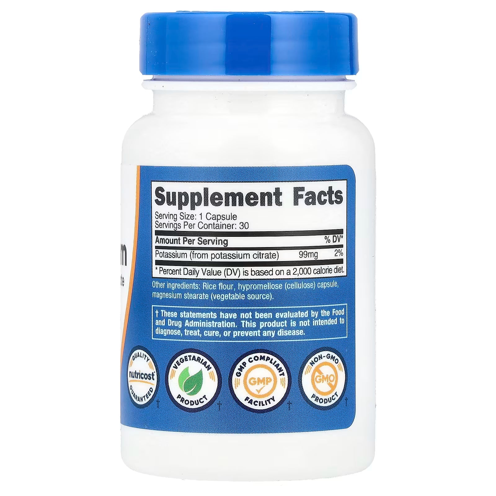Nutricost Potassium Citrate Capsules by NUTRICOST