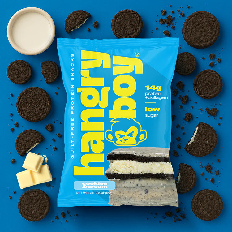 Hangry Boy Protein Cookie 65G High Protein Snack Variety 12 Pack For Fitness Enthusiasts by HANGRY BOY