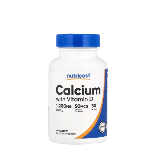 Nutricost Calcium + Vitamin D3 Tablets by NUTRICOST