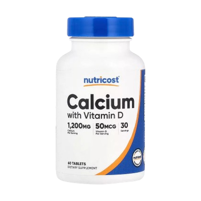 Nutricost Calcium + Vitamin D3 Tablets by NUTRICOST