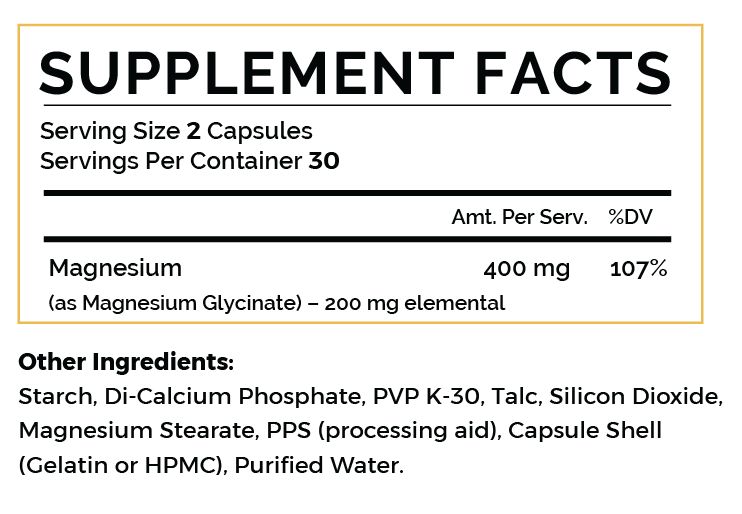 ReVita NUTRITION MAGNESIUM GLYCINATE 400MG by ReVita Nutrition
