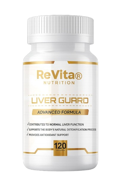 ReVita Nutrition Liver Guard 120 Caps Advanced Detox Support For Health Conscious Adults by right dose supplements