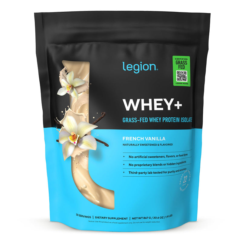 Legion Whey+ Grass-Fed Whey Protein Isolate