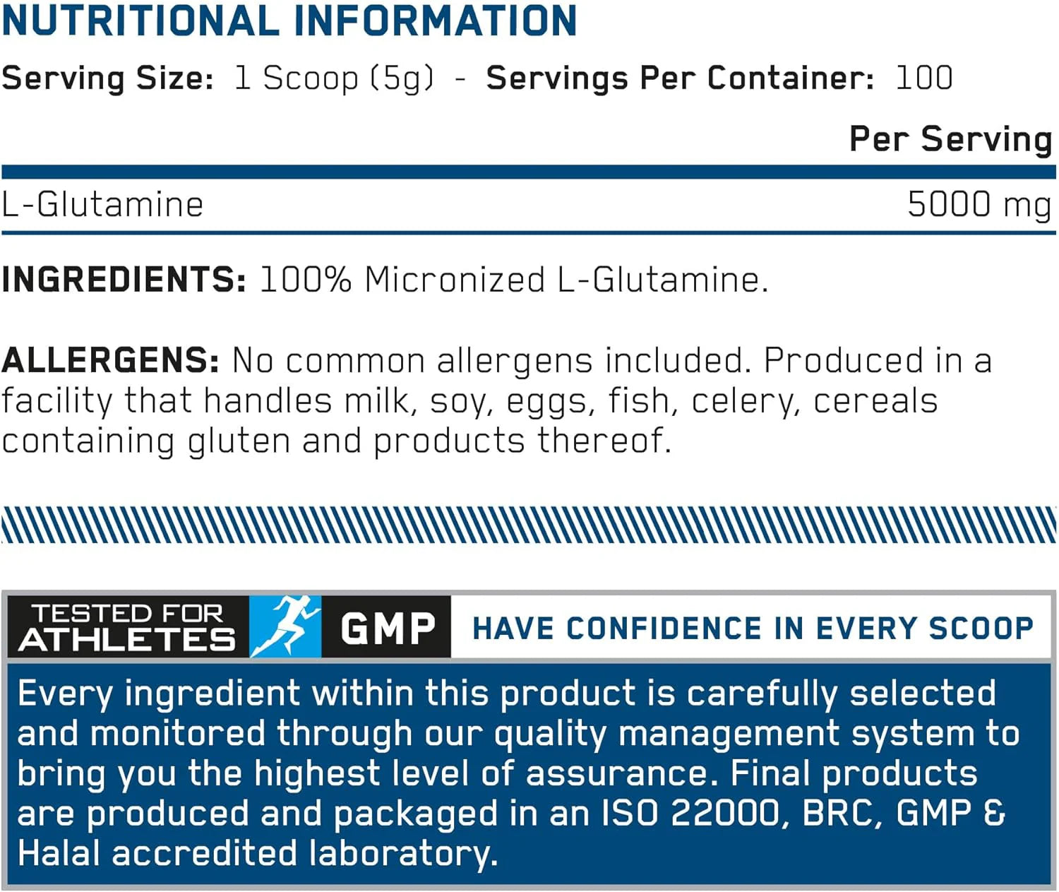 L-Glutamine Powder For Gut Health And Mucosal Support Daily Digestive Wellness For IBS Relief by APPLIED NUTRITION
