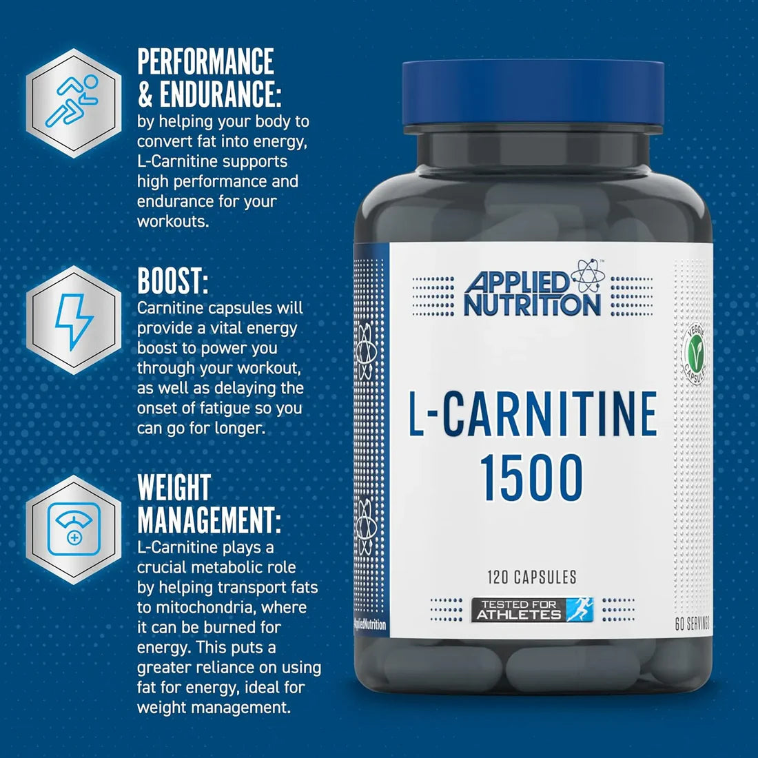 APPLIED L-Carnitine 1500mg by APPLIED NUTRITION