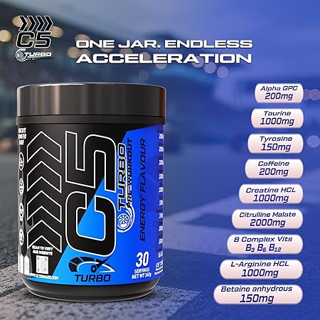 C5 TURBO Pre-Workout Powder