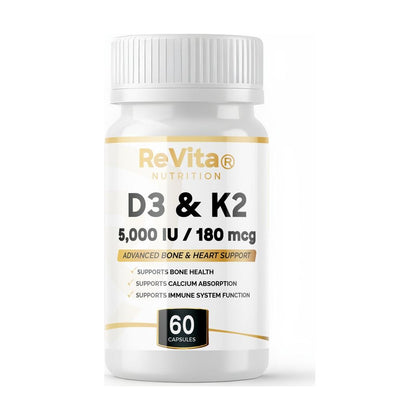 ReVita Vitamin D3 + K2 5000 IU