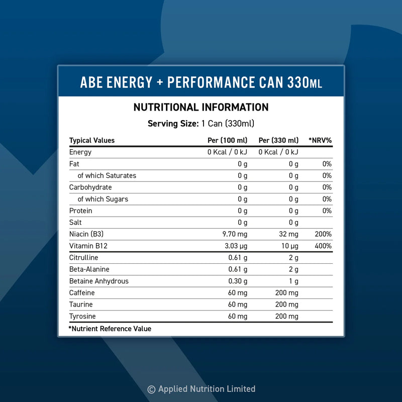 Caffeine-Free Cherry Cola Pump Shot – ABE Stim-Free Boost by APPLIED NUTRITION
