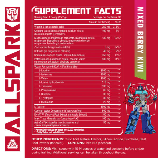 Core Nutritionals Transformers® Allspark Hydration + EAA