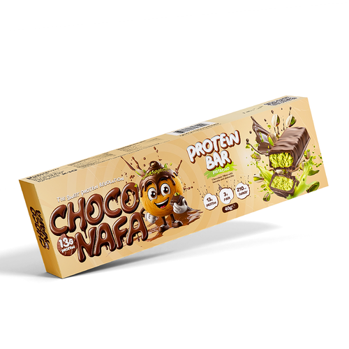 ChocoNafa Pistachio Protein Bar - Kunafa Inspired