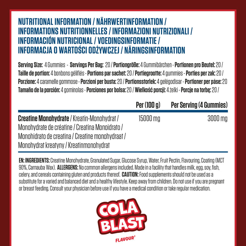 Creatine Monohydrate Gummies by APPLIED NUTRITION