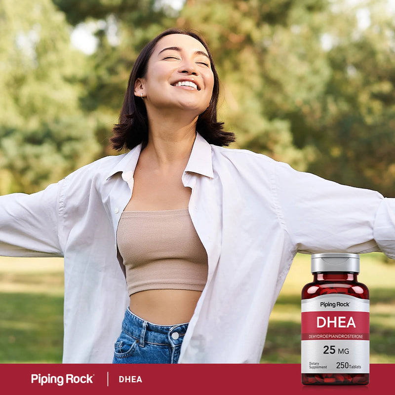 DHEA, 25 mg, 250 Tablets by piping rock