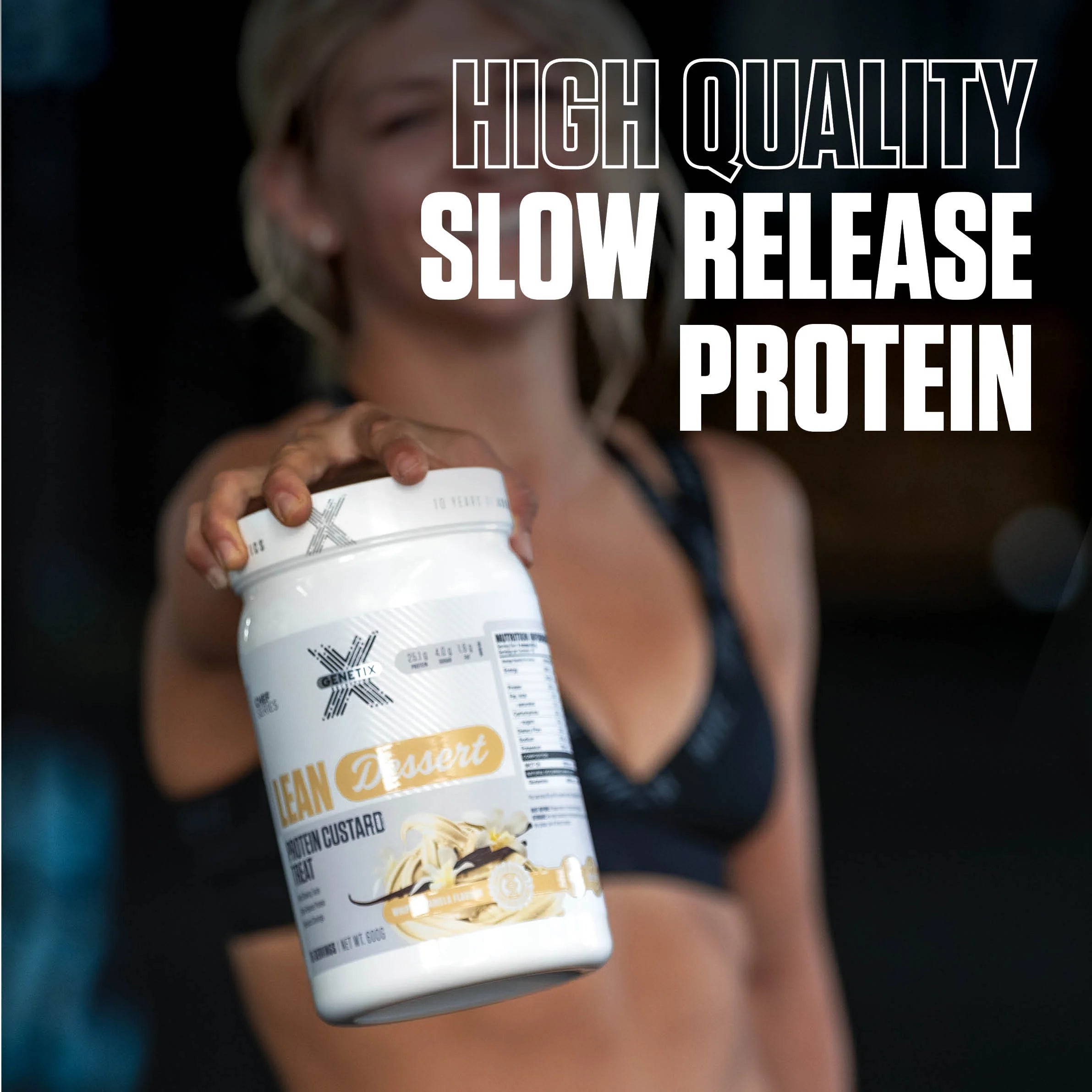 Genetix Nutrition Lean Dessert High Protein Low Calorie Snack For Athletes And Fitness Enthusiasts by GENETIX