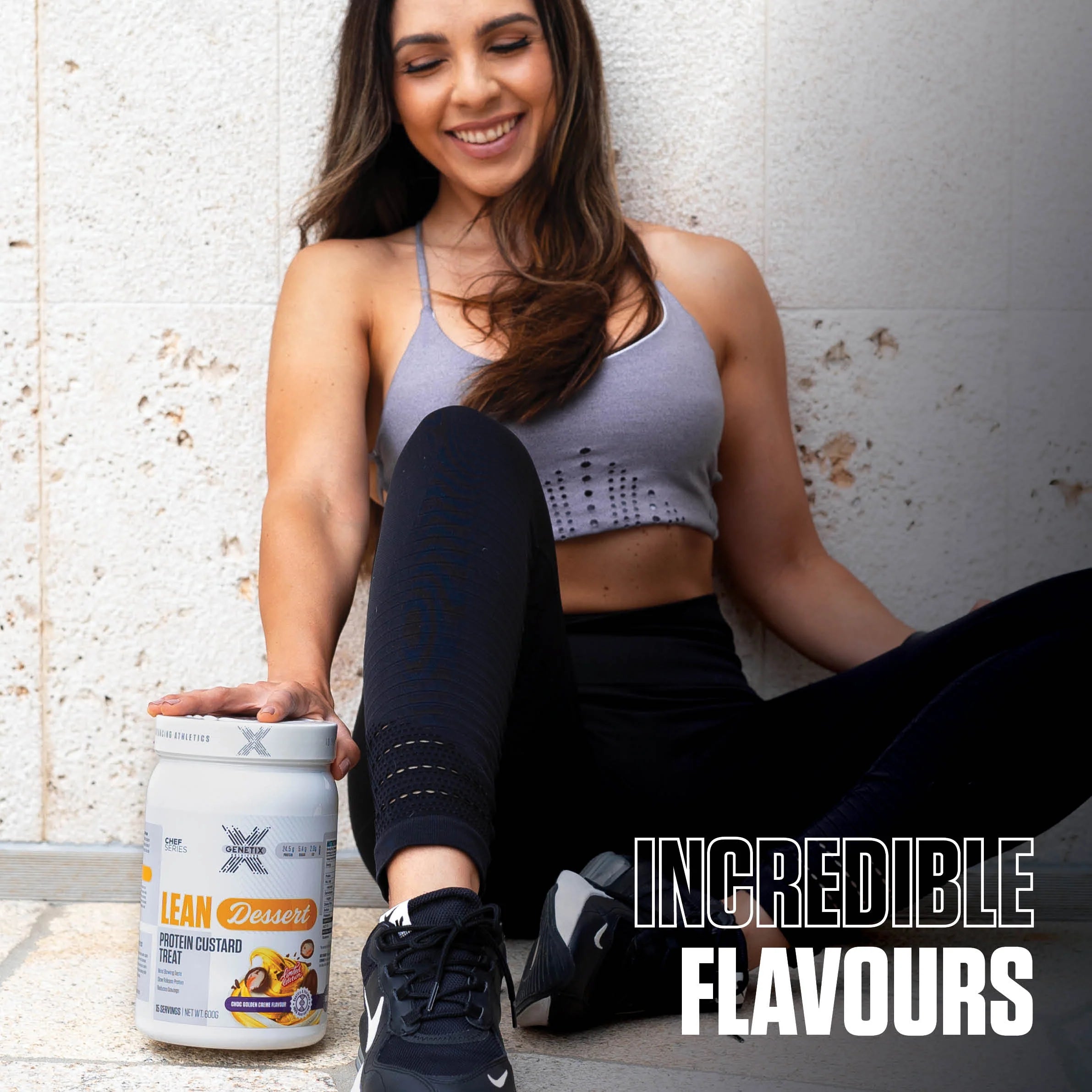 Genetix Nutrition Lean Dessert High Protein Low Calorie Snack For Athletes And Fitness Enthusiasts by GENETIX