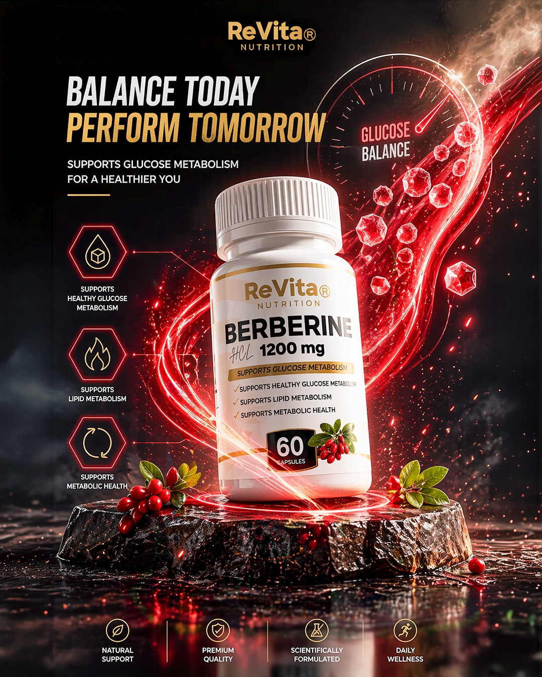 ReVita Nutrition BERBRINE HCL 1200 MG by ReVita Nutrition