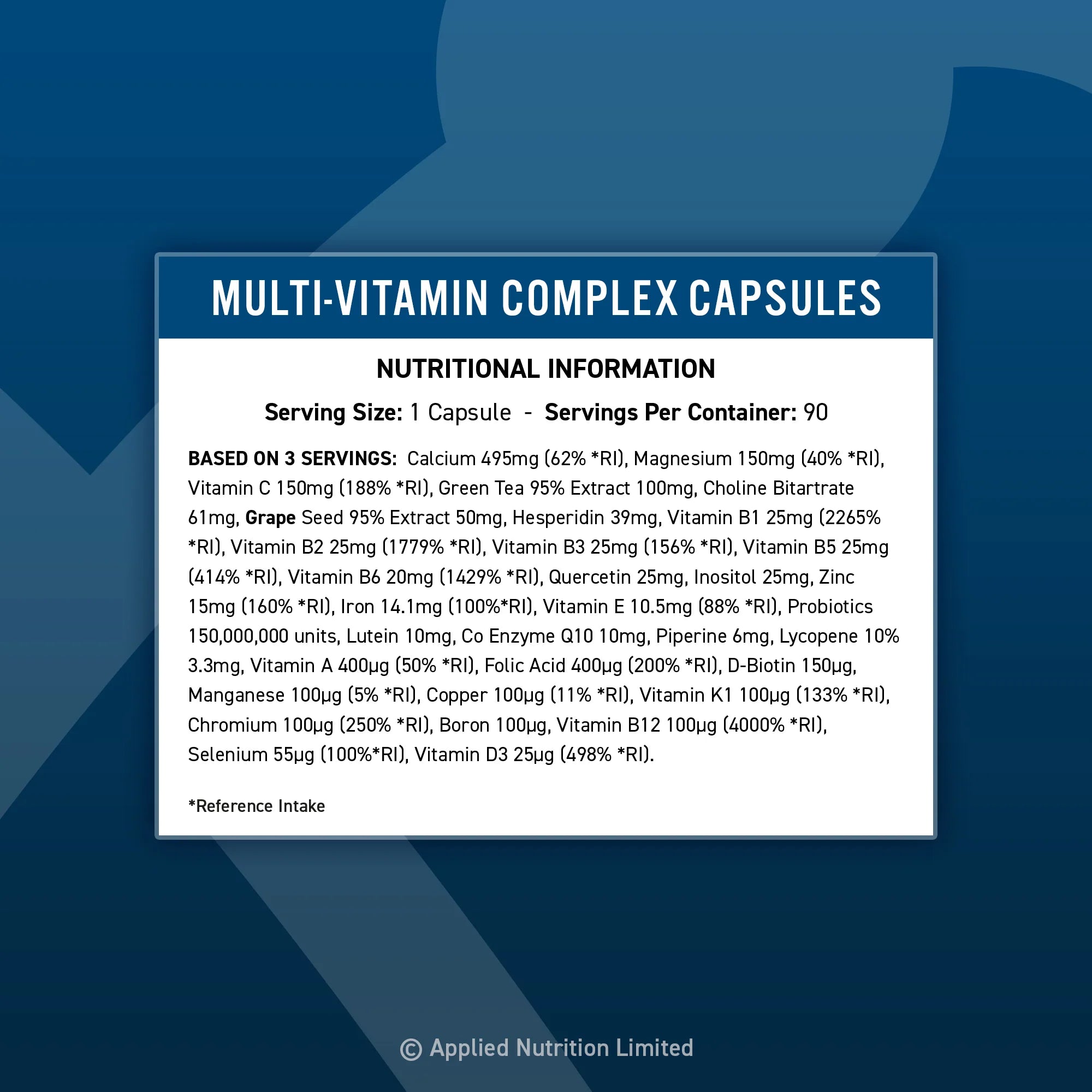 Applied Nutrition Multi-Vitamin