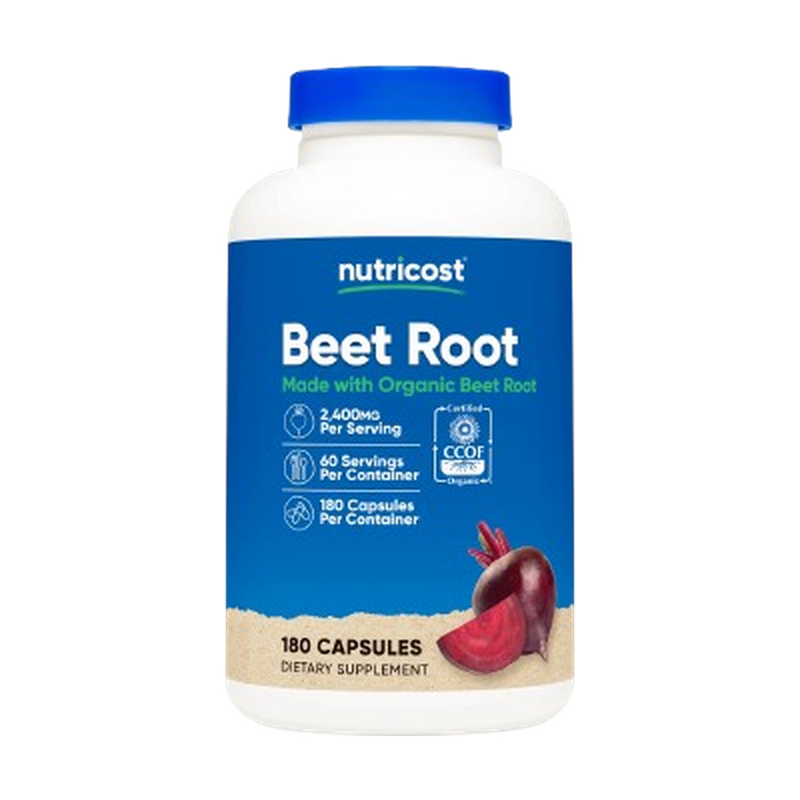 Nutricost Made With Organic Beet Root Capsules by NUTRICOST