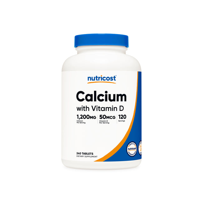Nutricost Calcium + Vitamin D3