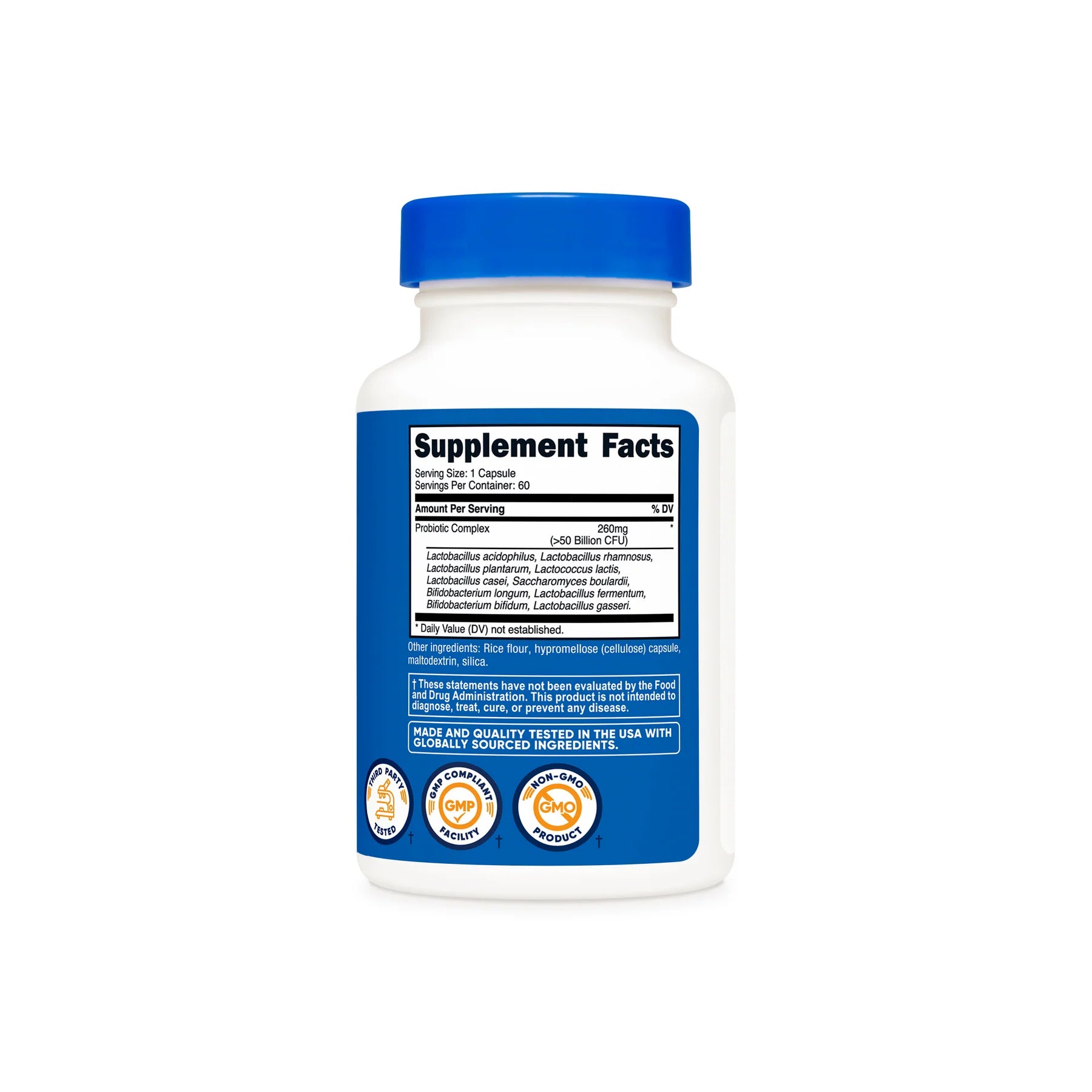 Nutricost Probiotic Complex Capsules by Nutricost