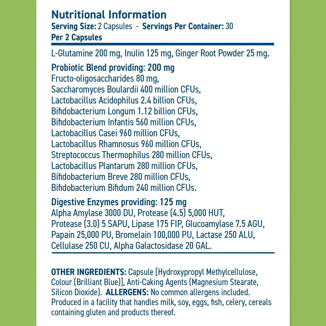 Gut Health Capsules (60 Capsules) by APPLIED NUTRITION