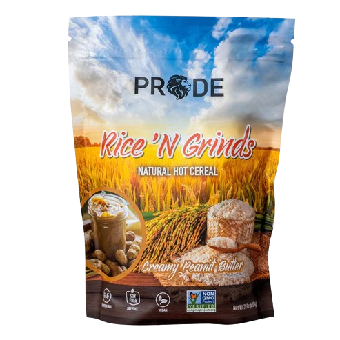 Pride Rice N Grinds Natural 100 Percent Organic White Rice Breakfast Cereal for Busy Healthy Families by PRIDE FOODS