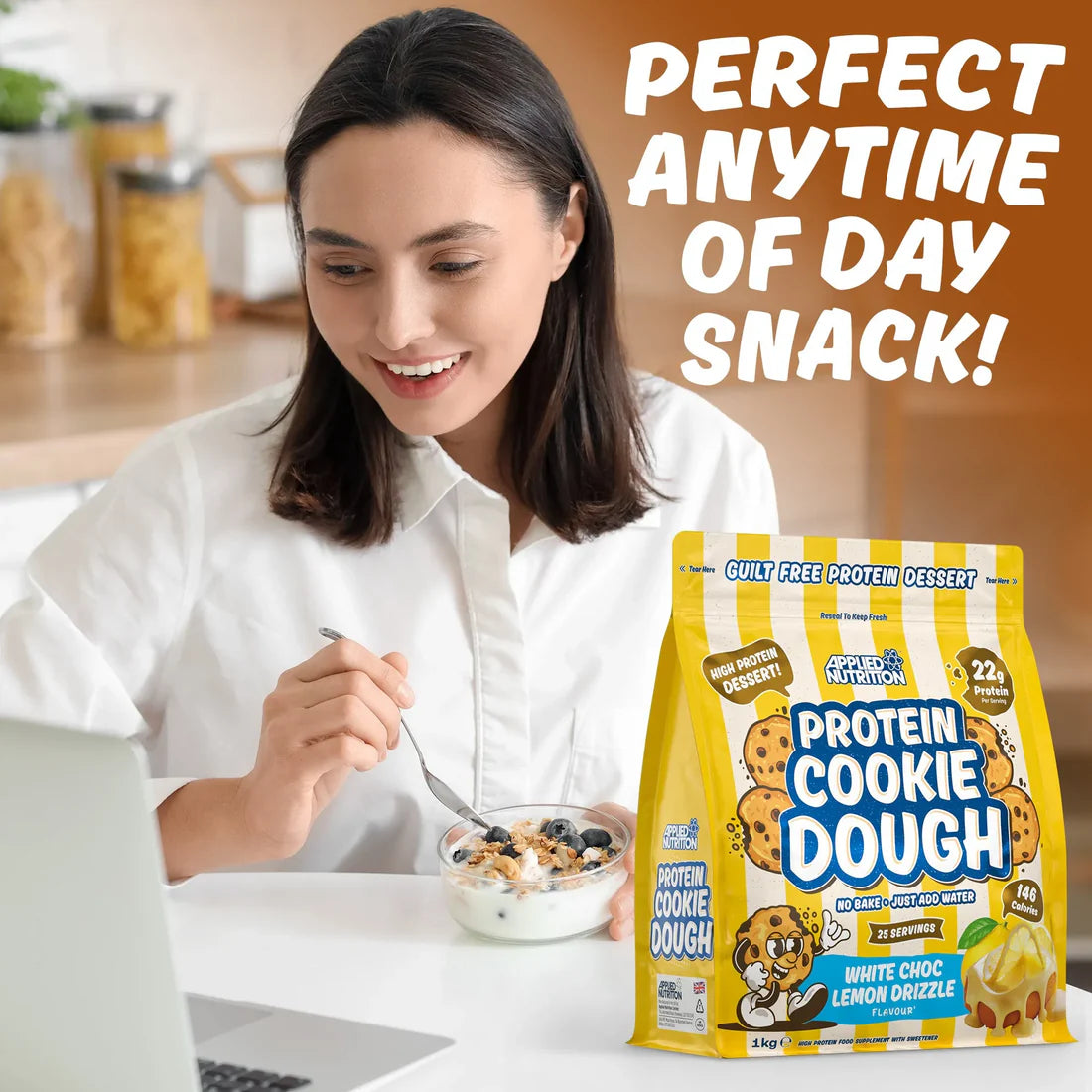 Protein Cookie Dough Dessert 25 SERVING by APPLIED NUTRITION