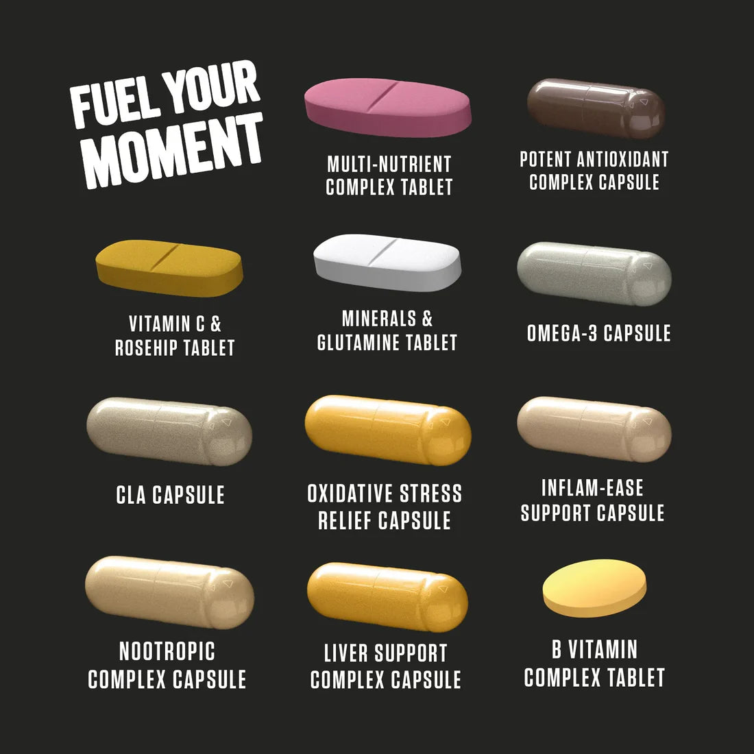 Black Stak - The Ultimate Health Pack by APPLIED NUTRITION