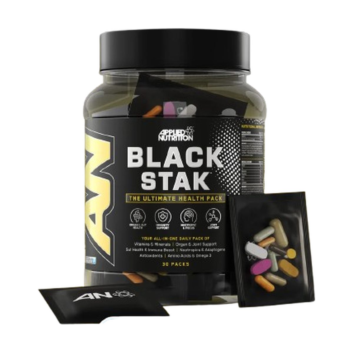 Black Stak - The Ultimate Health Pack by APPLIED NUTRITION