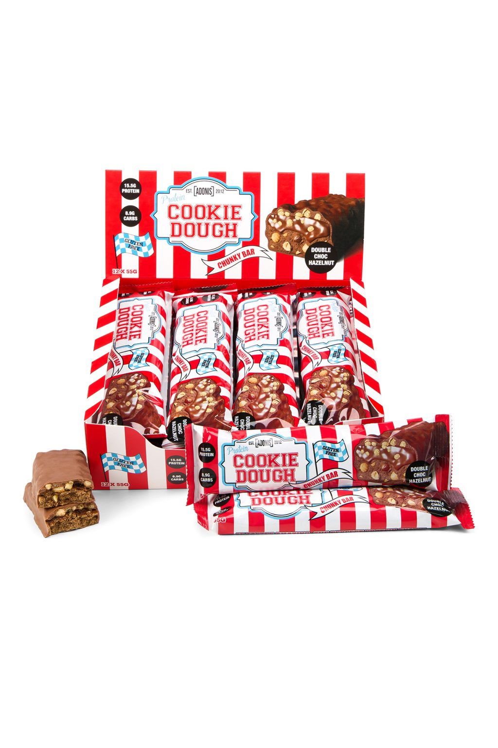 Adonis Cookie Dough Chunky Bar protein bar