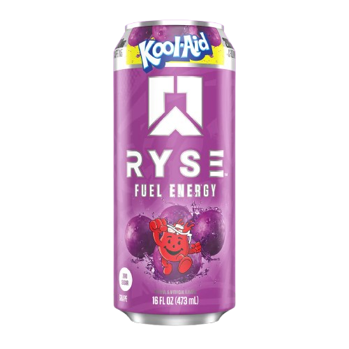 RYSE Fuel Zero Sugar Kool-Aid Grape Energy Drink 16oz by RYSE