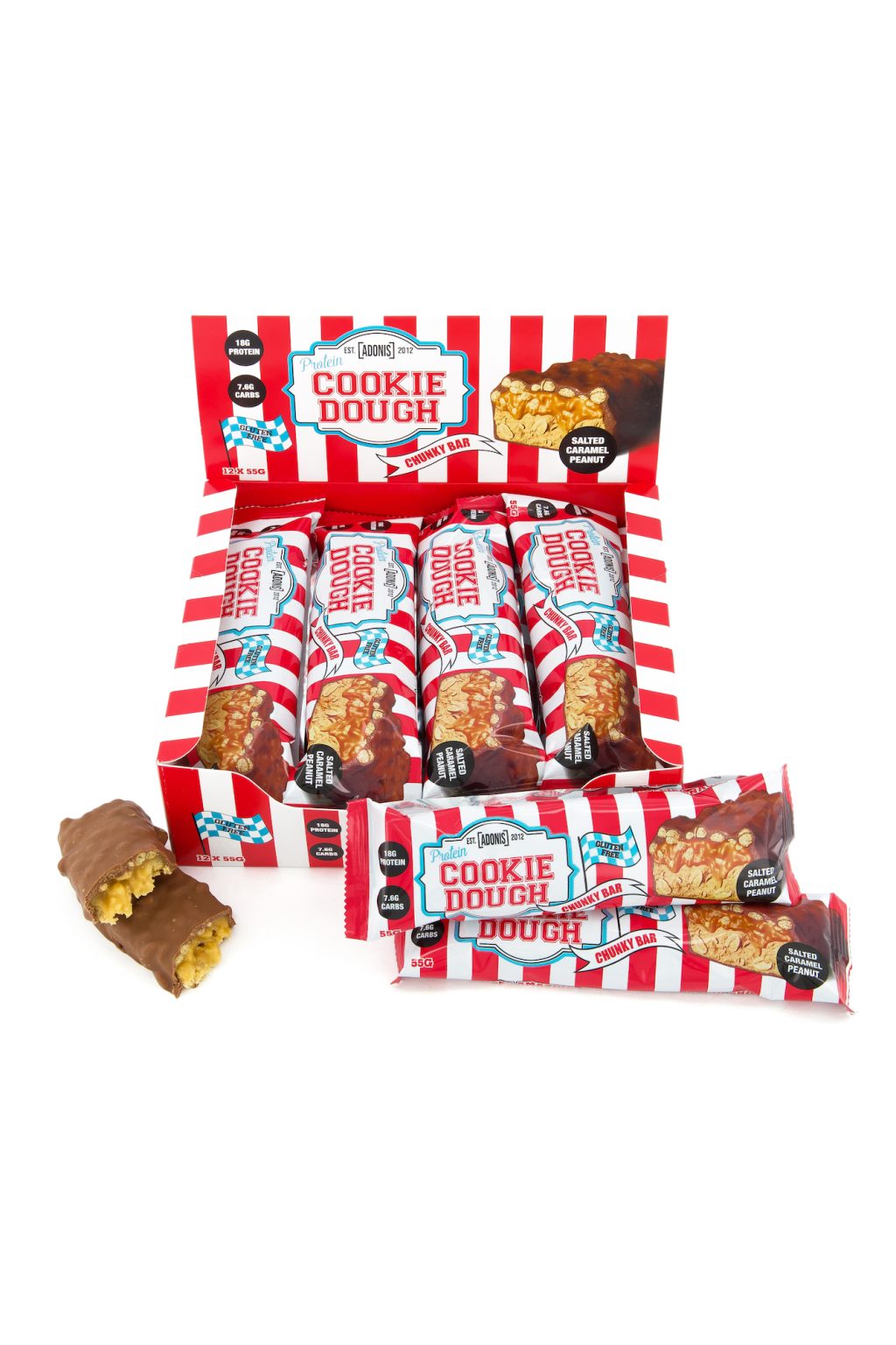 Adonis Cookie Dough Chunky Bar protein bar