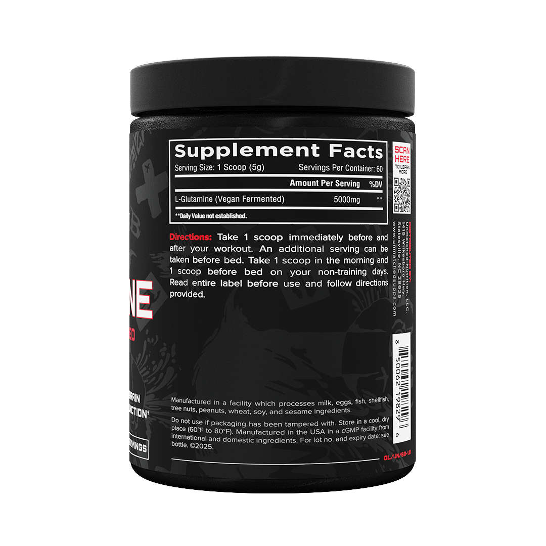 UNMATCHED Glutamine 60 Servings