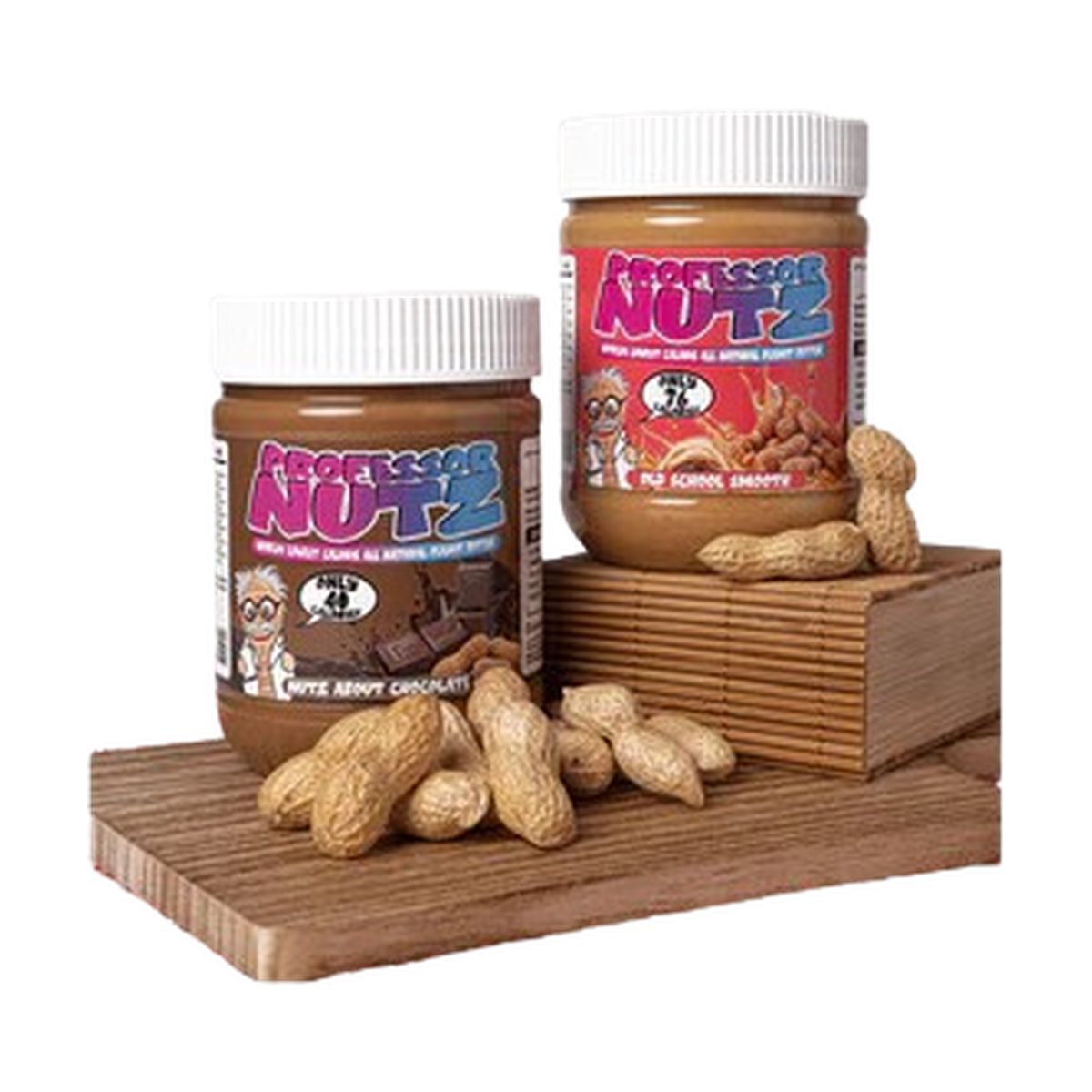 Professor Nutz Peanut Butter Healthy Creamy Spreads Original Chocolate Pistachio For Active Lifestyles by Professor Nutz