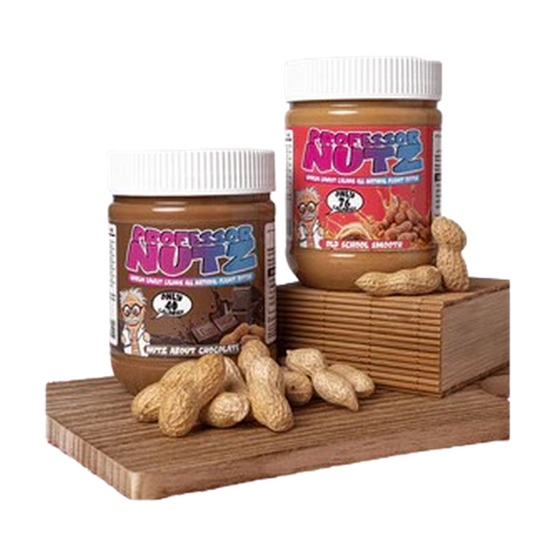 Professor Nutz Peanut Butter Healthy Creamy Spreads Original Chocolate Pistachio For Active Lifestyles by Professor Nutz