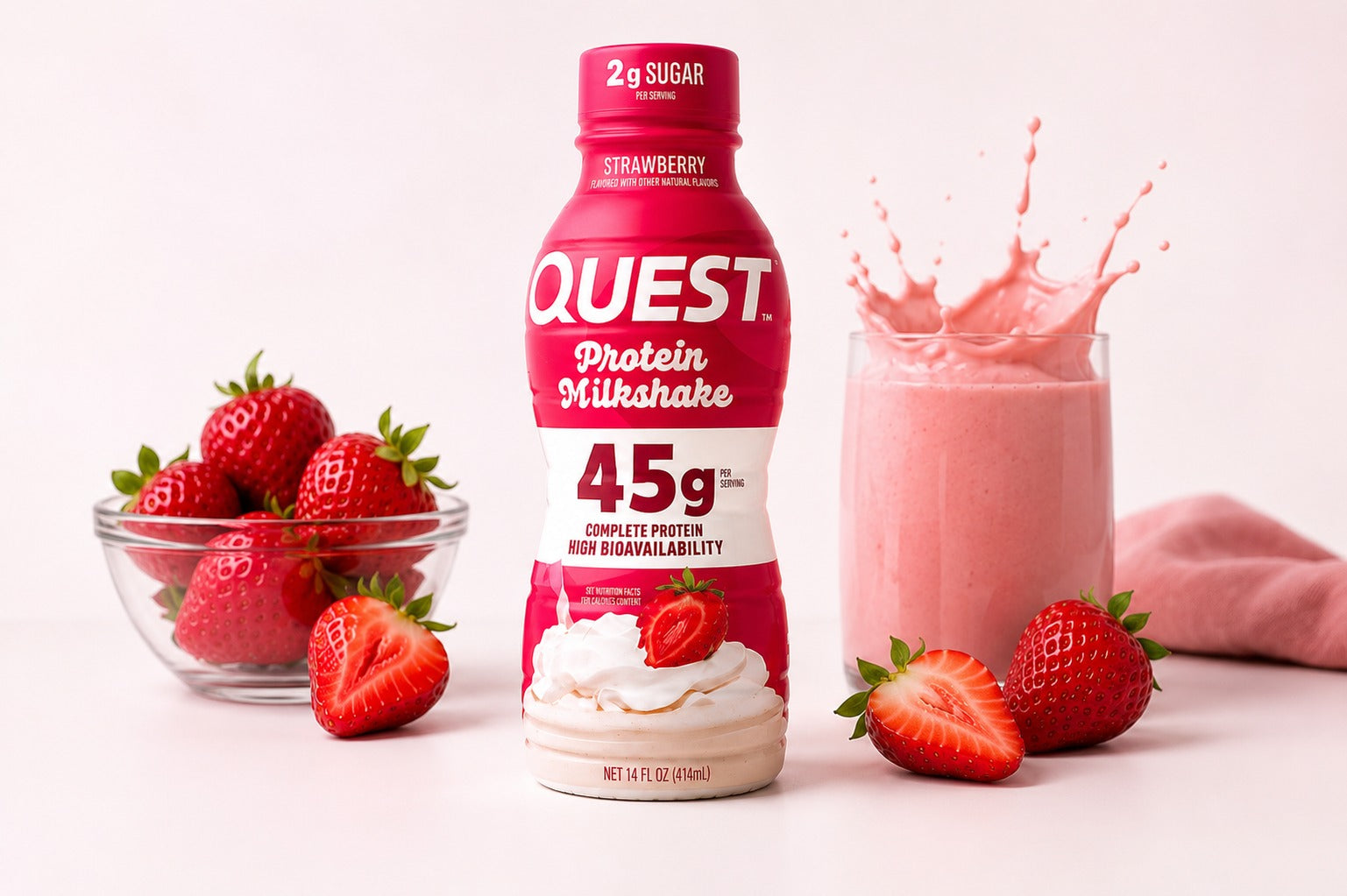 Quest Protein Milkshake – 45g Protein Product Description by QUEST NUTRITION