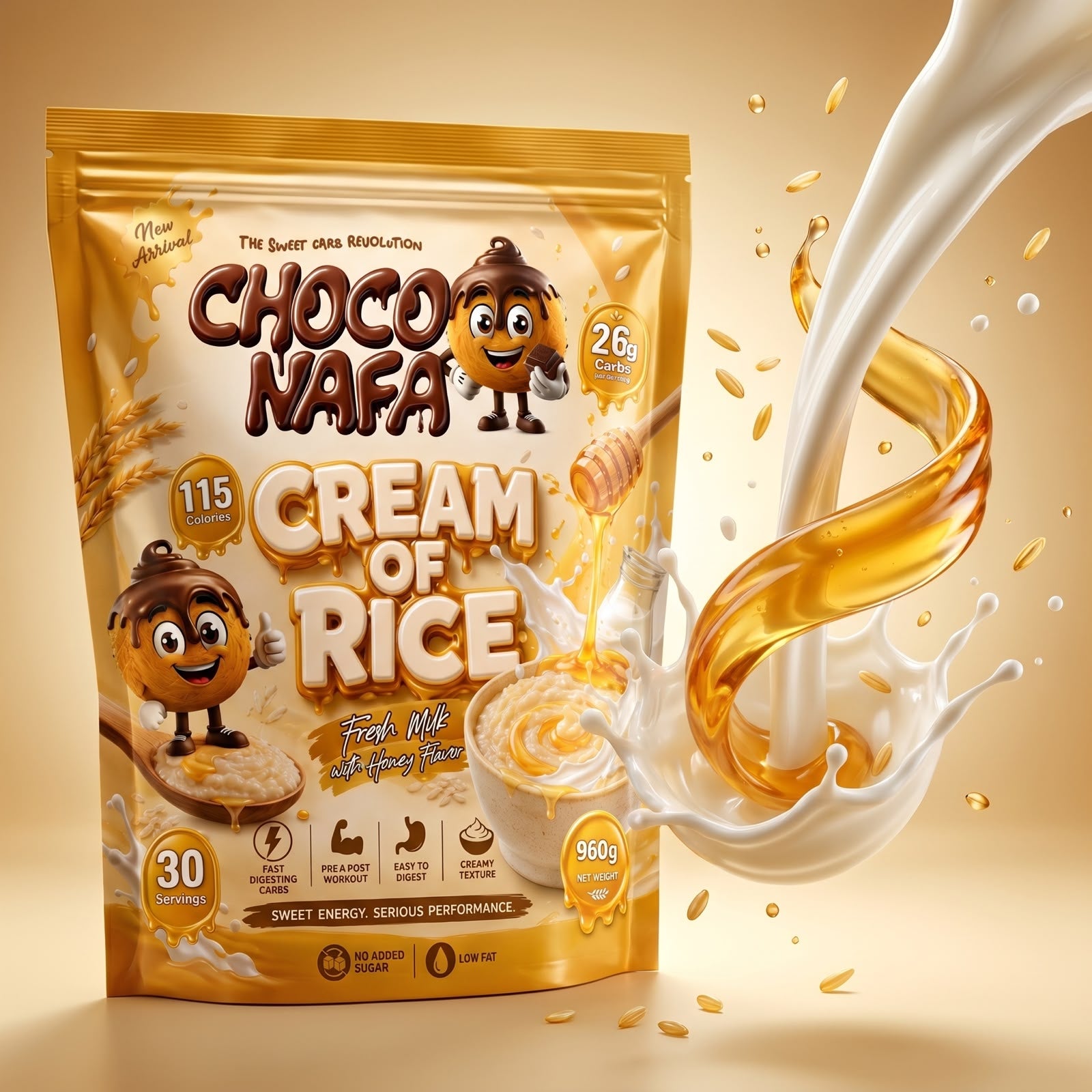 CHOCO NAFA CREAM OF RICE 960G