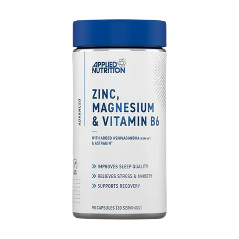 Zinc, Magnesium & Vitamin B6 Capsules With Ashwagandha (ZMA) by APPLIED NUTRITION