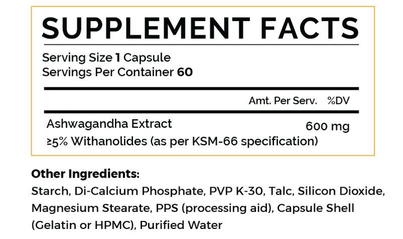 ReVita NUTRITION ASHWAGANDA 600MG by ReVita Nutrition
