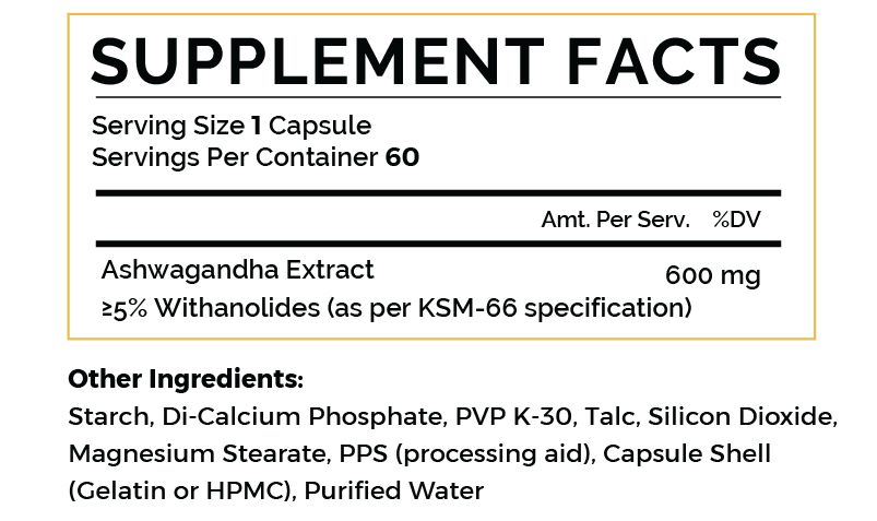 ReVita NUTRITION ASHWAGANDA 600MG by ReVita Nutrition