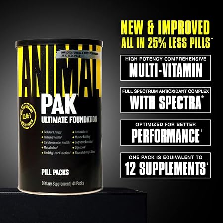 Animal Pak Ultimate Training Pack All In One Multivitamin 44 Packs - Right Dose supplements