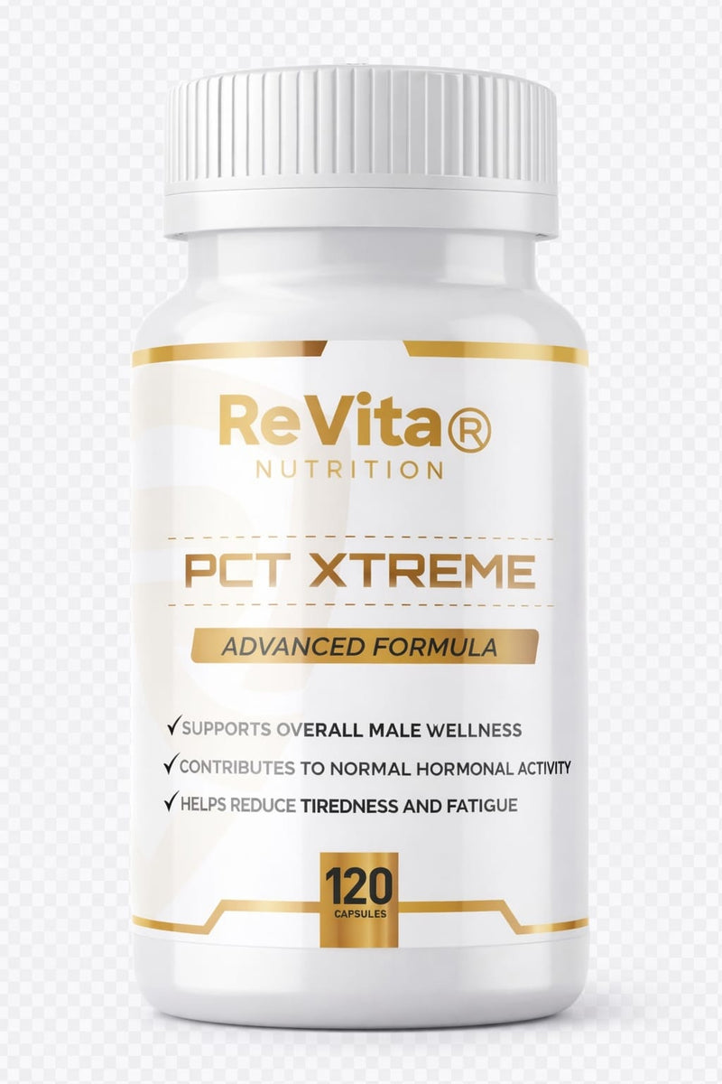 Revita PCT 120 Caps For Bodybuilders Post Cycle Therapy Support Naturally Boosts Testosterone Balance And Recovery by right dose supplements