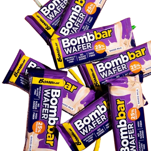 Bombbar Airy Milk Wafer 32g High Protein Low Calorie Snack - Right Dose supplements