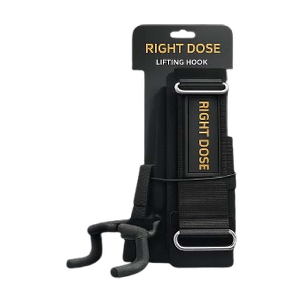 Premium Lifting Hooks For Strong Grip And Heavy Weight Training by Right Dose