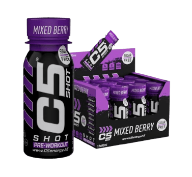 C5 SHOT Pre-Workout Drink | 80ml Liquid Shot | 200mg Caffeine by C5