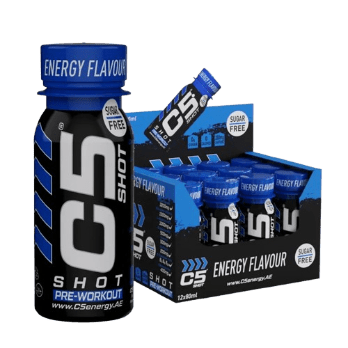 C5 SHOT Pre-Workout Drink | 80ml Liquid Shot | 200mg Caffeine by C5