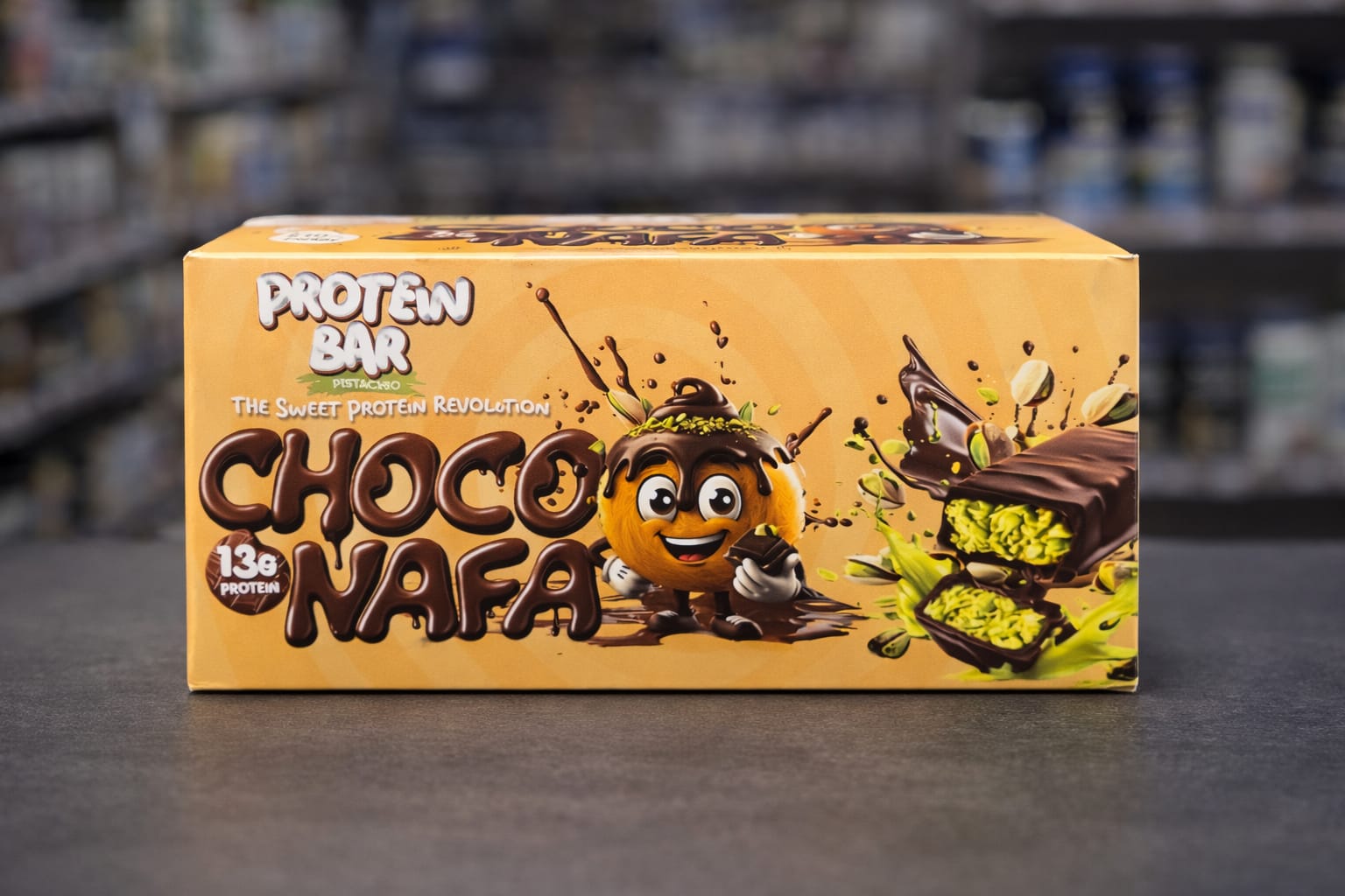 Choco Nafa Protein Bar 4 Plus 1 Free Of Your Choice - Right Dose supplements
