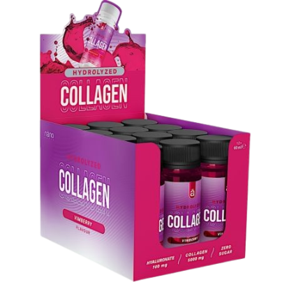 NanoSupps Collagen Shot Mango Passion Fruit Ready To Drink For Beauty Lovers Skin Support And Hydration by NANO SUPPS