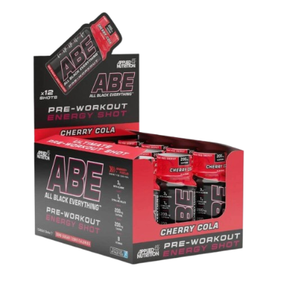 ABE Ultimate Pre Workout Shot For Athletes And Gym Enthusiasts Concentrated Energy Clean Focus No Sugar by APPLIED NUTRITION