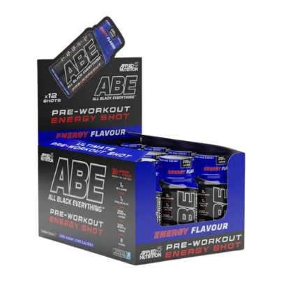 ABE Ultimate Pre Workout Shot For Athletes And Gym Enthusiasts Concentrated Energy Clean Focus No Sugar by APPLIED NUTRITION