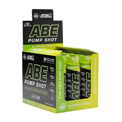 APPLIED NUTRITION Caffeine-Free Cherry Cola Pump Shot For Athletes By ABE Stim-Free Clean Energy And Peak Pump by APPLIED NUTRITION
